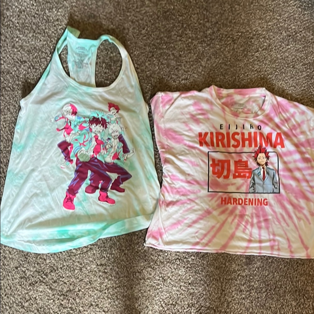 My Hero Academia Anime Graphic Tank and T-Shirt Set